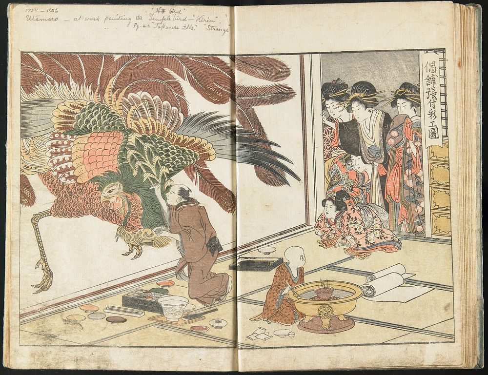 Yoshiwara Picture Book of New Year&rsquo;s Festivities, vol. 1. Original from the Minneapolis Institute of Art.