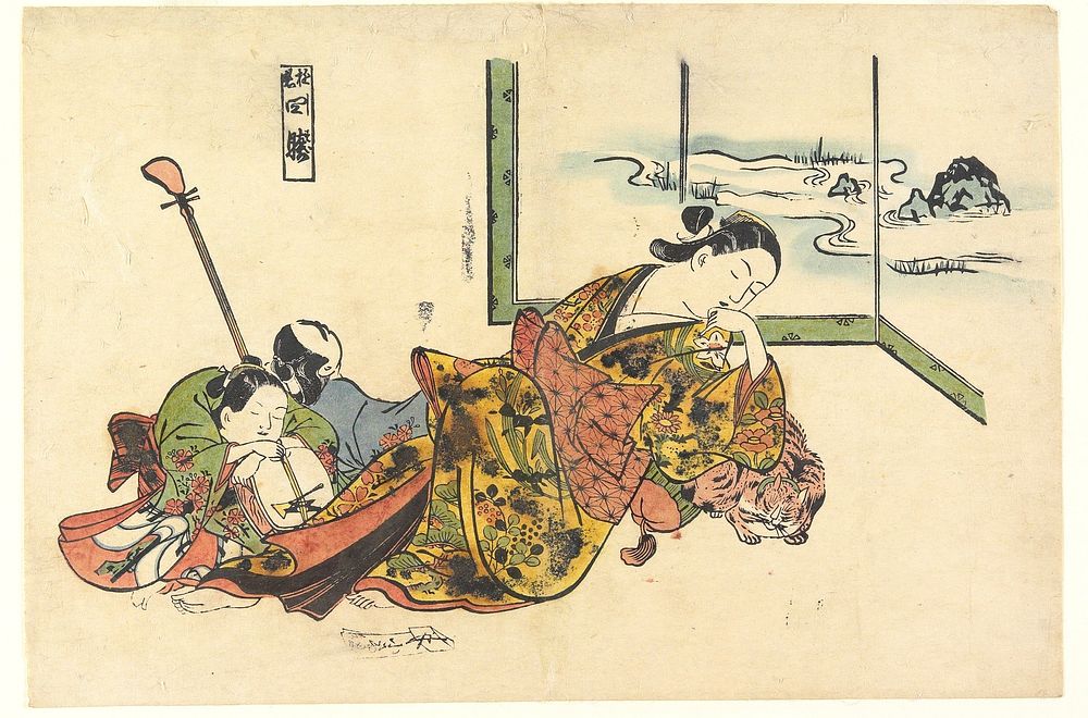 Prostitutes Imitating the Four Sleepers. Original from the Minneapolis Institute of Art.