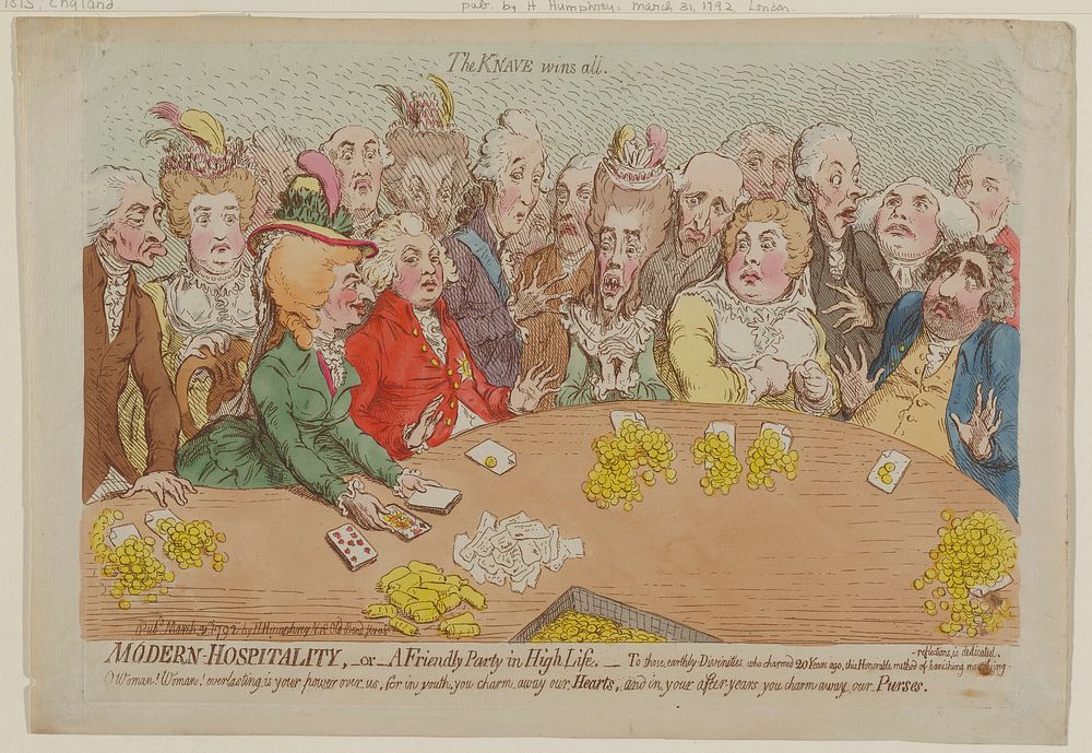 Caricature No. 65. Original from the Minneapolis Institute of Art.