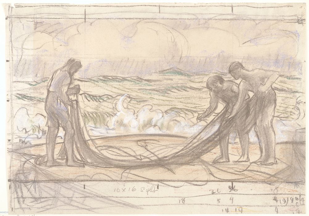 The Fishermen. Original from the Minneapolis Institute of Art.