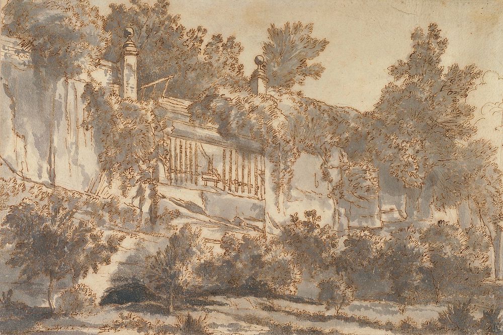 View of a Terrace. Original from the Minneapolis Institute of Art.