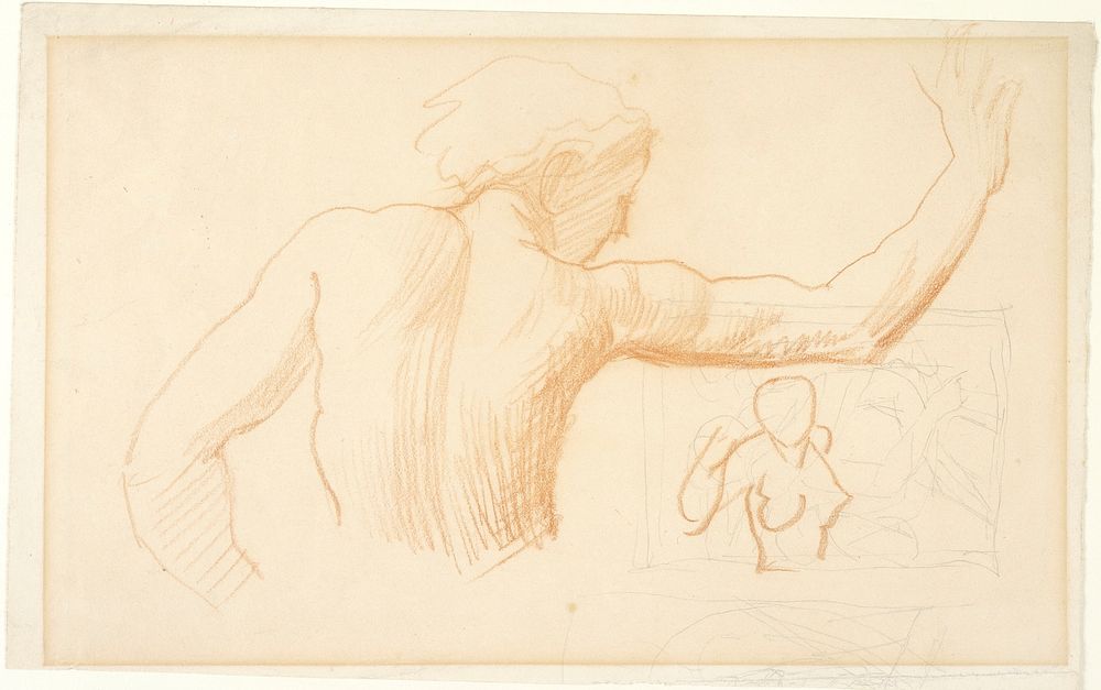 Half-length Study of a Woman's Right Arm Extended, Seen from the Back View. Original from the Minneapolis Institute of Art.