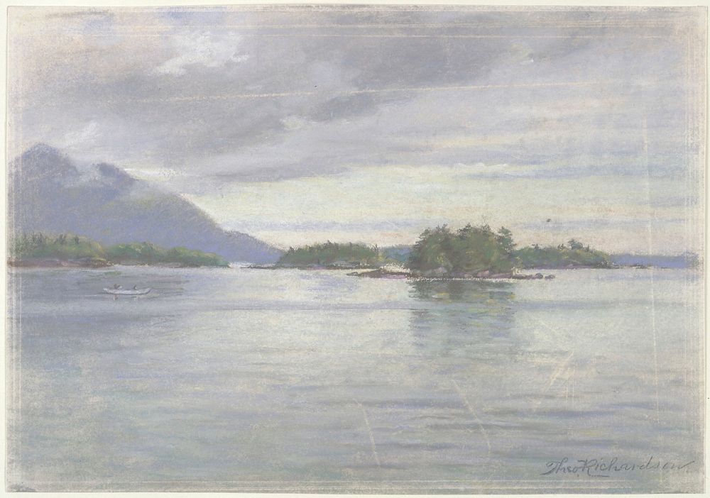 Near the Fiords. Silver and Gray. Evening. Original from the Minneapolis Institute of Art.