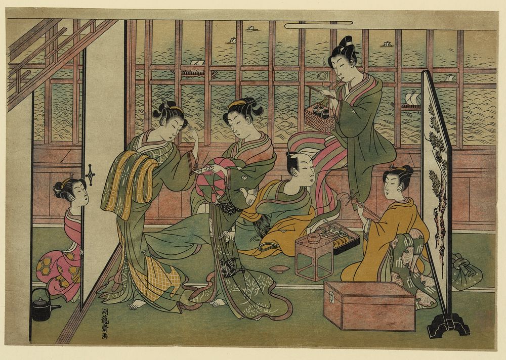 Shinagawa yūsho no enseki. Original from the Library of Congress.