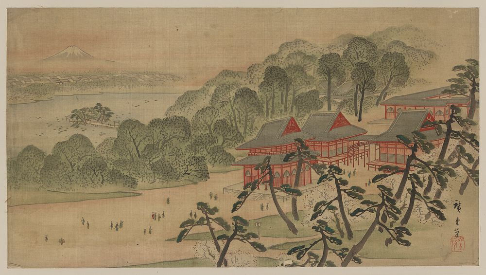 [Fūkeiga]. Original from the Library of Congress.