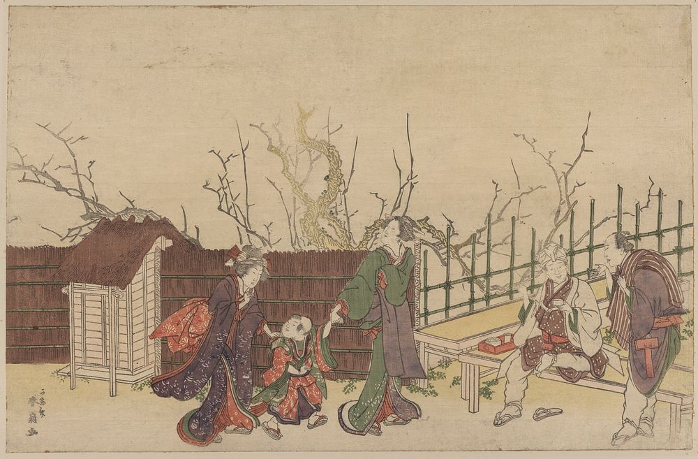 Kameido umeyashiki. Original from the Library of Congress.