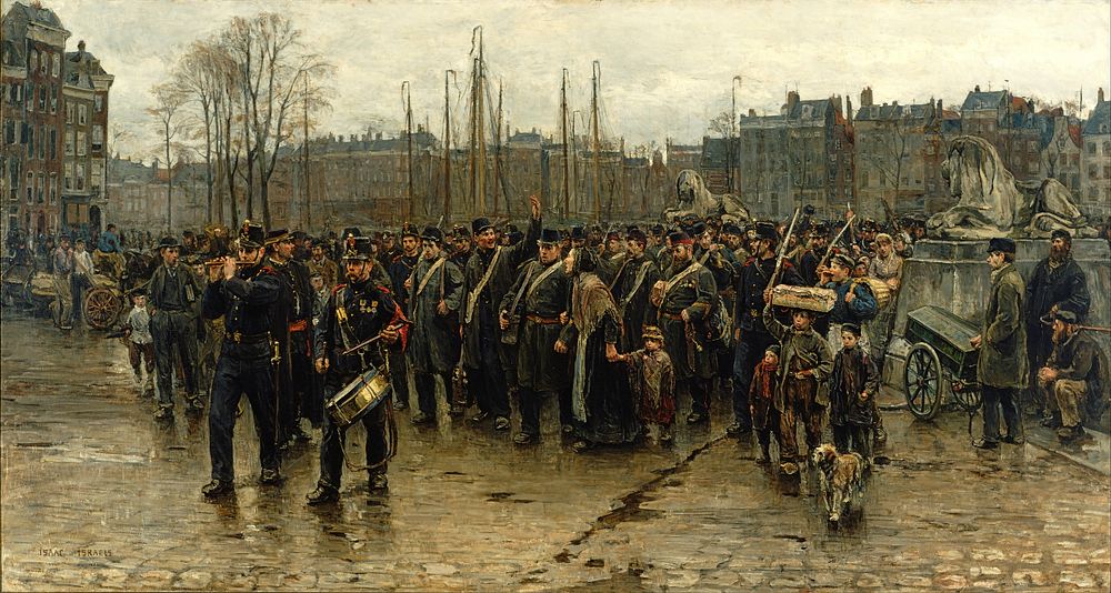Isaac Israels - Transport of colonial soldiers - Google Art Project