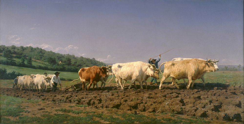 Rosa Bonheur - Ploughing in Nevers - Google Art Project