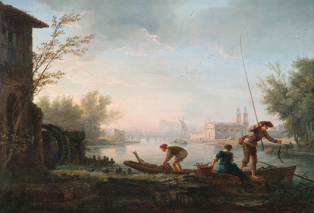 Claude-Joseph Vernet - The four times of day- Morning - Google Art Project