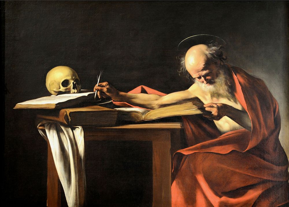 Caravaggio's Saint Jerome Writing (1606)