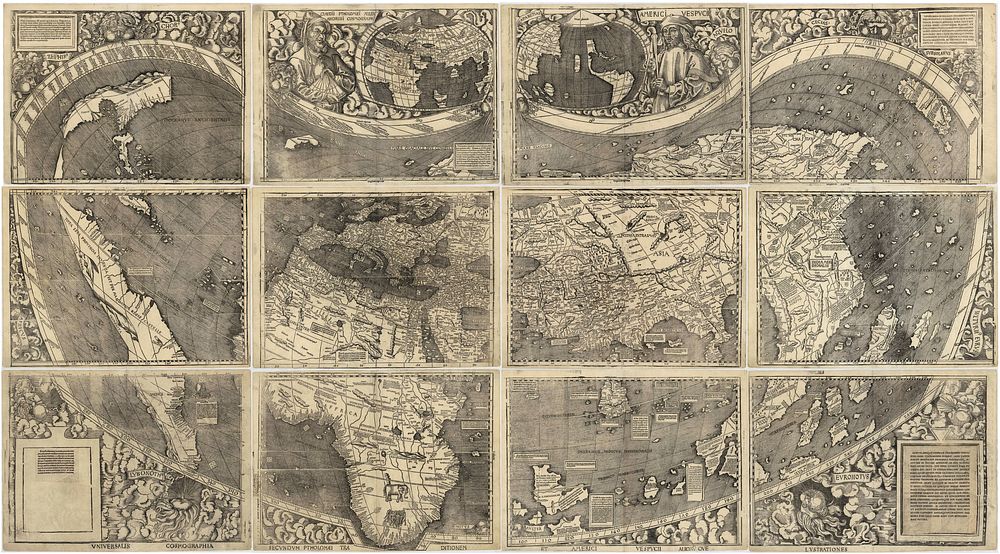 Waldseemüller map from 1507 is the first map to include the name "America" and the first to depict the Americas as separate…