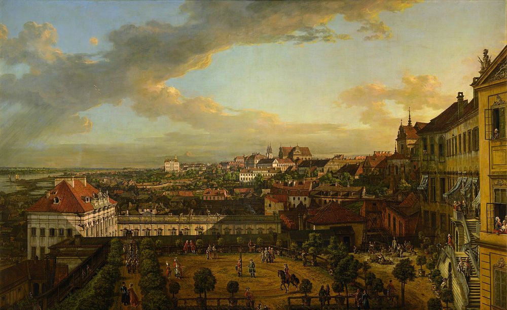 Bernardo Bellotto - View of Warsaw from the Royal Castle - Google Art Project