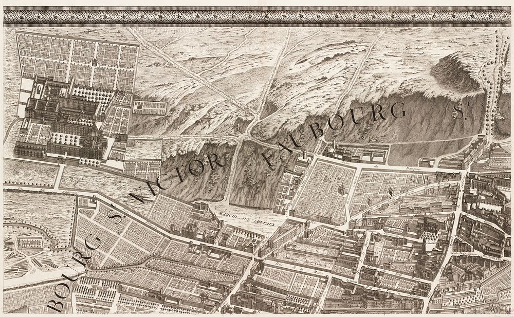 Turgot map of Paris, a highly accurate and detailed map of the city of Paris as it appeared in 1734–1736.