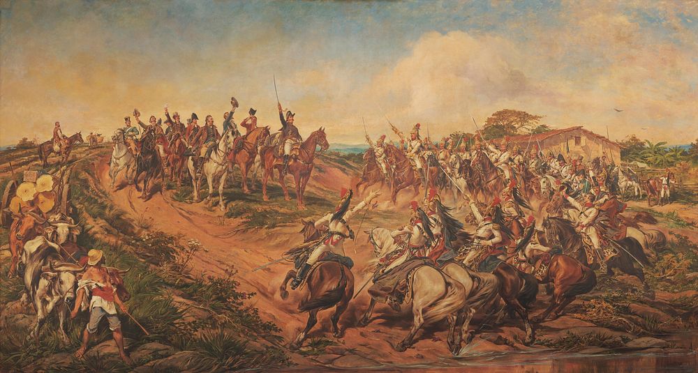 Independence or Death, by Pedro Américo, oil on canvas, 1888. Displayed in the Museu Paulista.