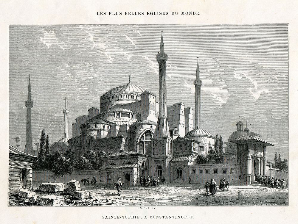 Hagia Sophia (The Church of the Holy Wisdom), Constantinople – The Most Beautiful Churches of the World