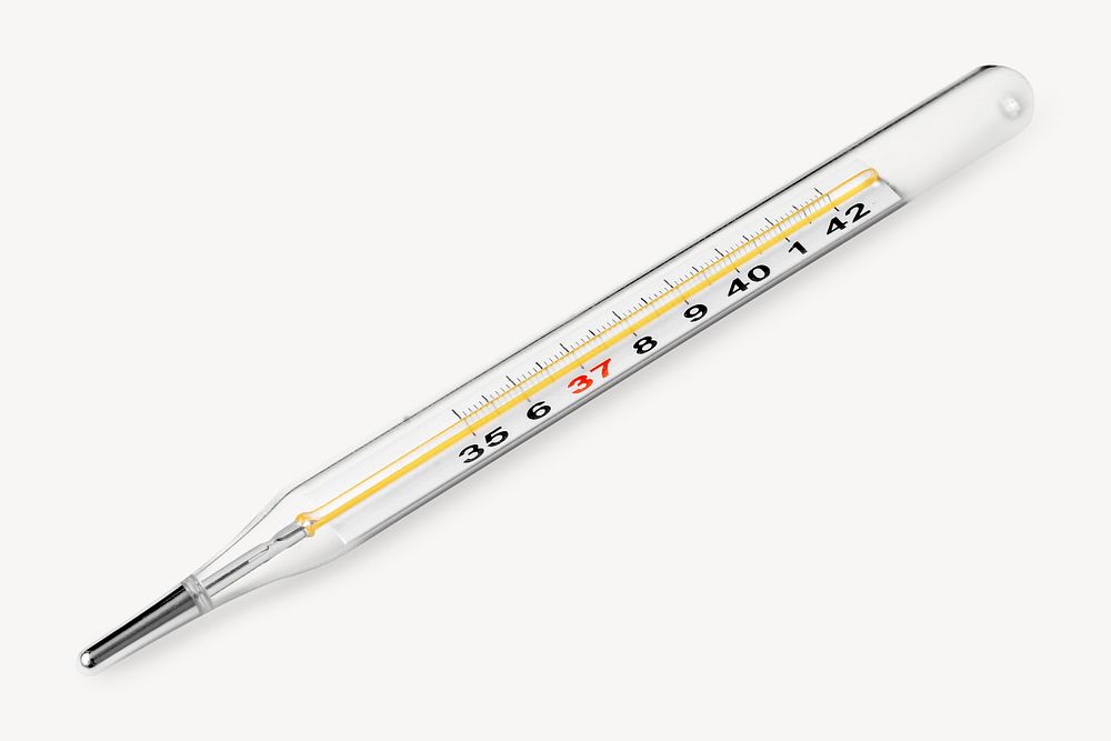Thermometer collage element, medical device psd
