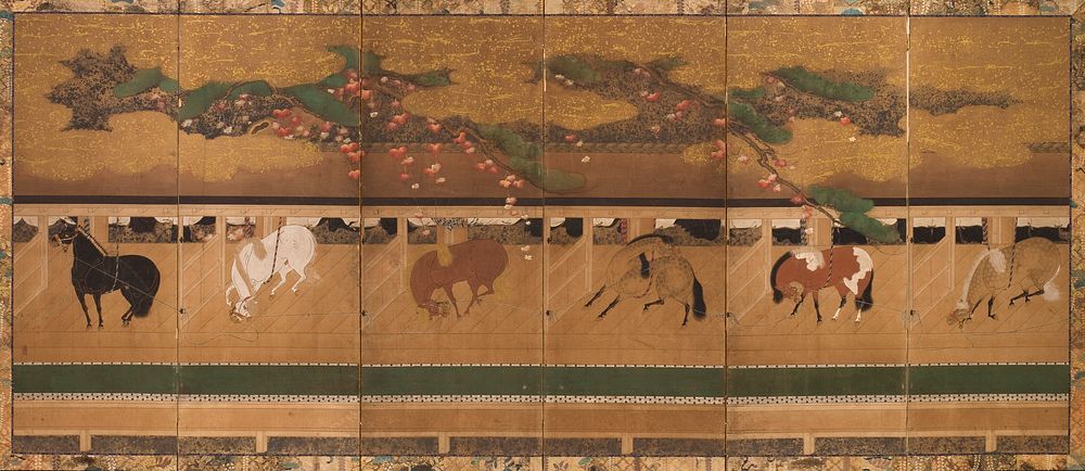 Horses in Stables: Autumn (17th century) painting in high resolution by anonymous. Original from the Saint Louis Art Museum. 