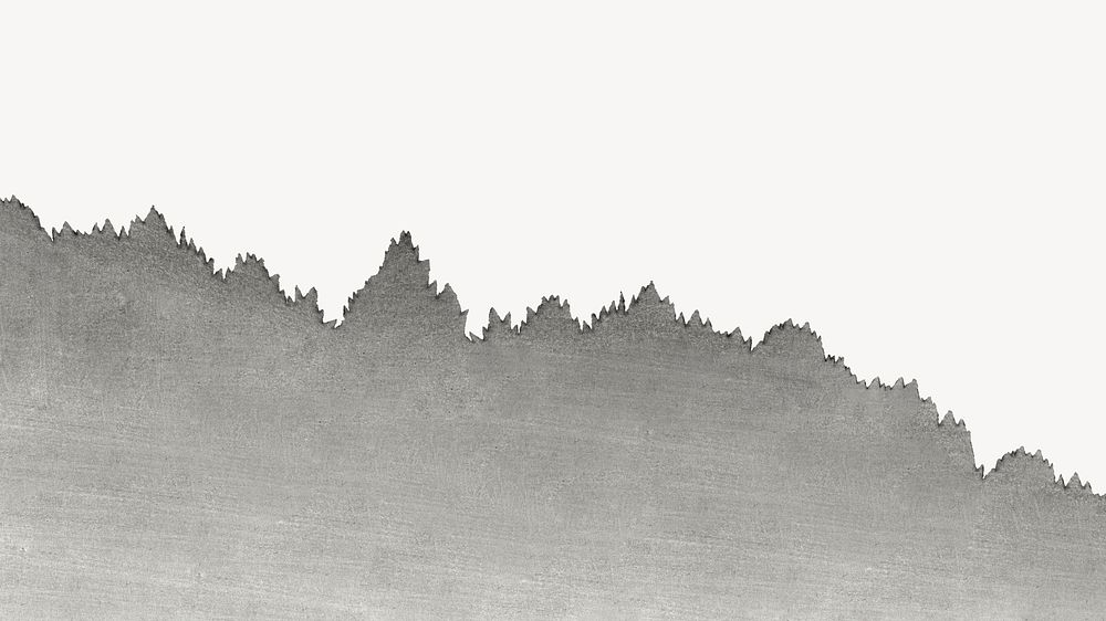 Mountain silhouette desktop wallpaper.  Remastered by rawpixel. 