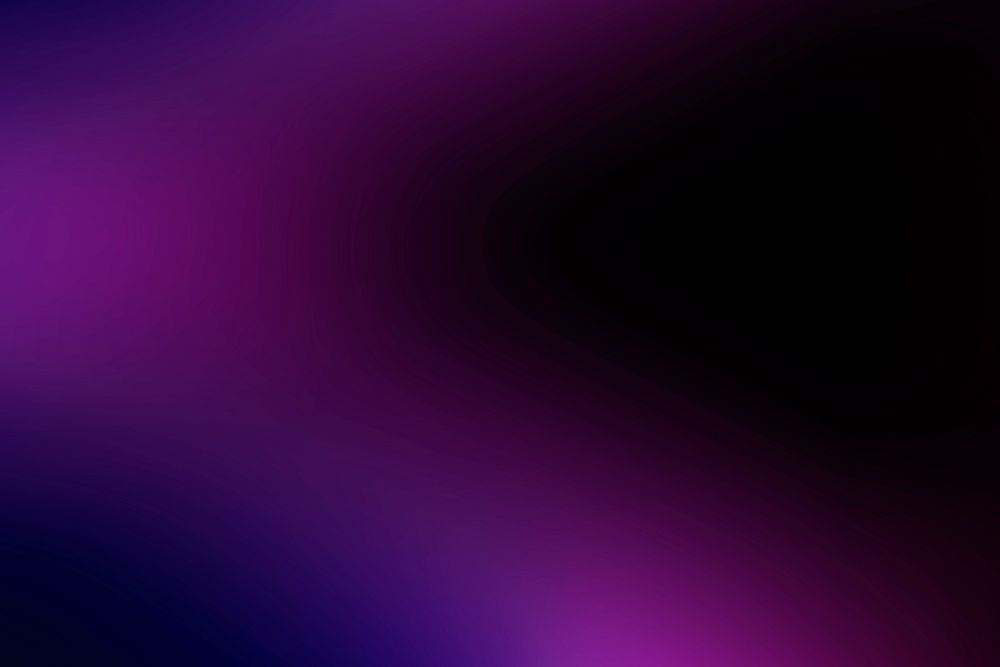 Gradient purple background, futuristic black design