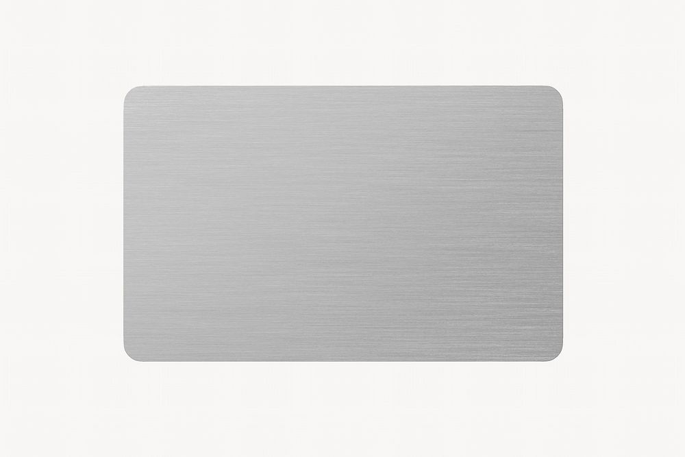 Membership card, gray 3D design