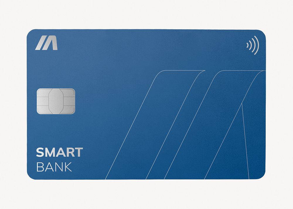 Credit card editable mockup, payment design psd