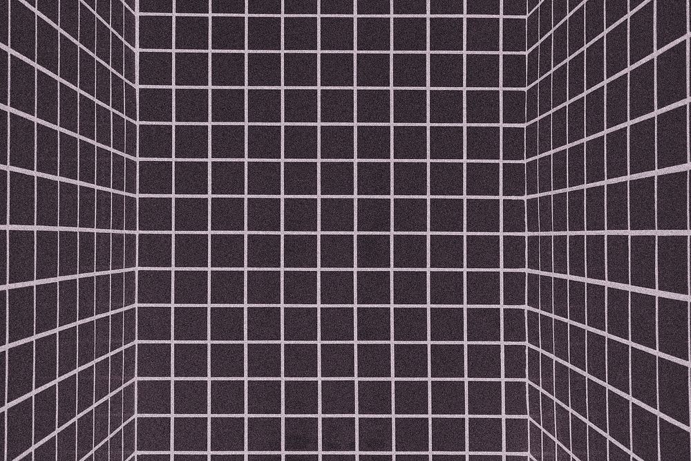 3d grid room background, retro wireframe
