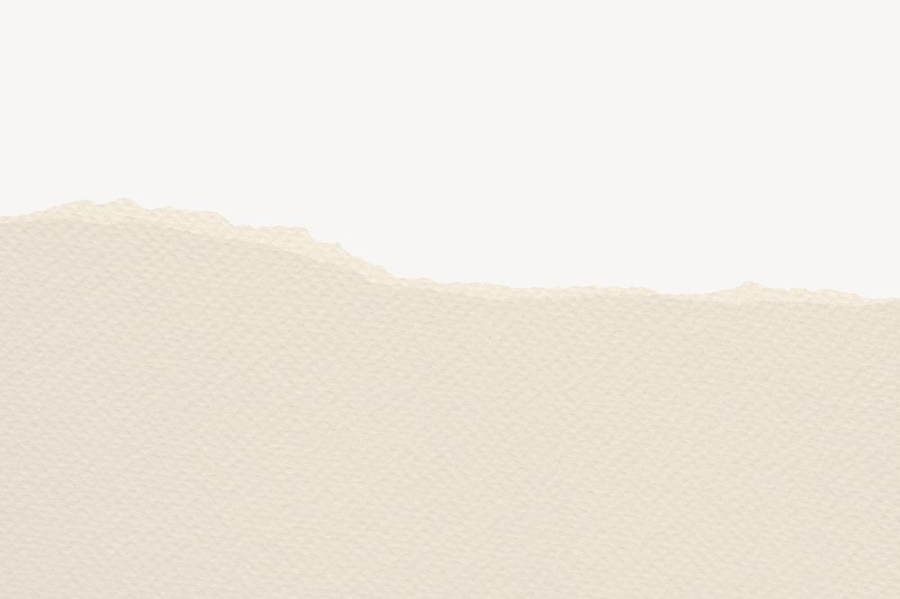 Ripped paper border, brown design psd