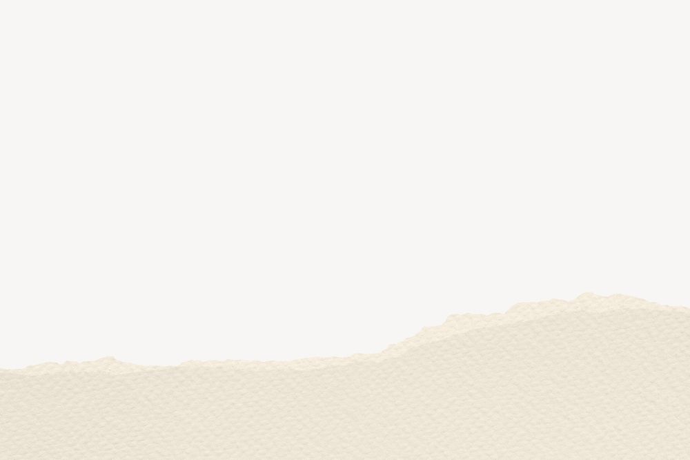 Ripped paper border, brown design psd