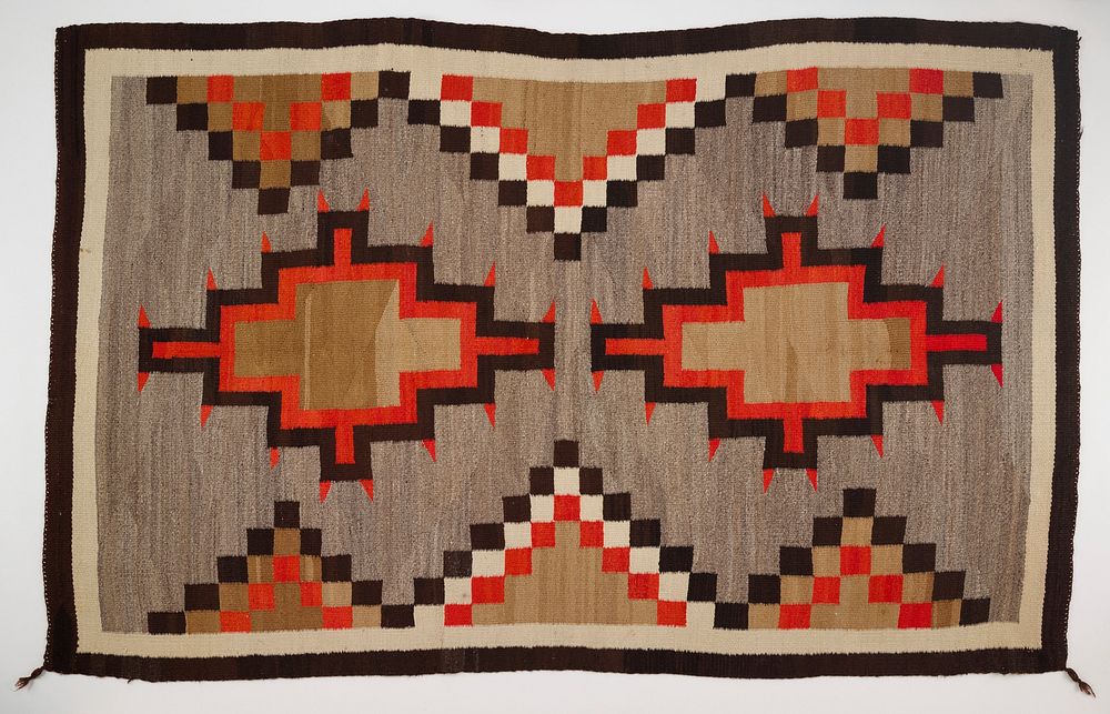 Red Mesa textile (ca. 1920) textile in high resolution. Original from the Minneapolis Institute of Art. Digitally enhanced…