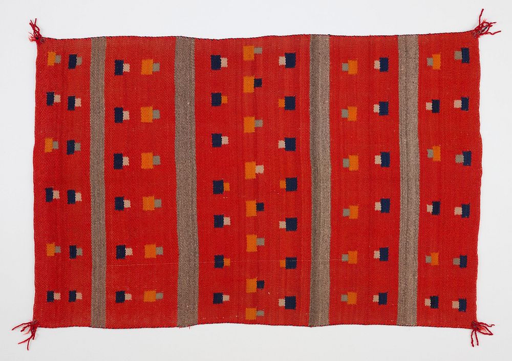 Twilled Saddle Blanket (ca. 1890) textile in high resolution. Original from the Minneapolis Institute of Art. Digitally…
