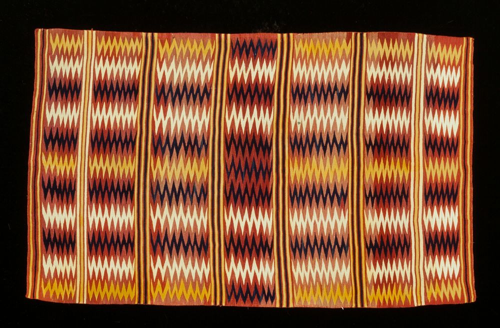 Late classic child's blanket (ca. 1865&ndash;1870) textile in high resolution. Original from the Minneapolis Institute of…