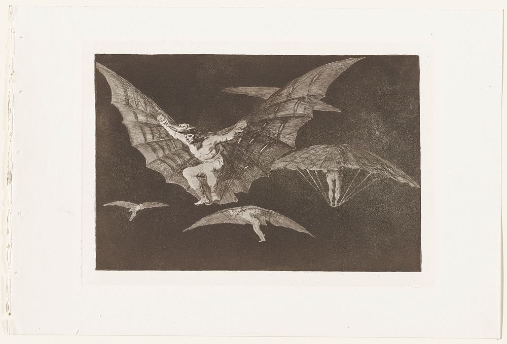 Modo de Volar (A Way of Flying) (1816–1819) in high resolution by Francisco Jose de Goya y Lucientes. Original from the…