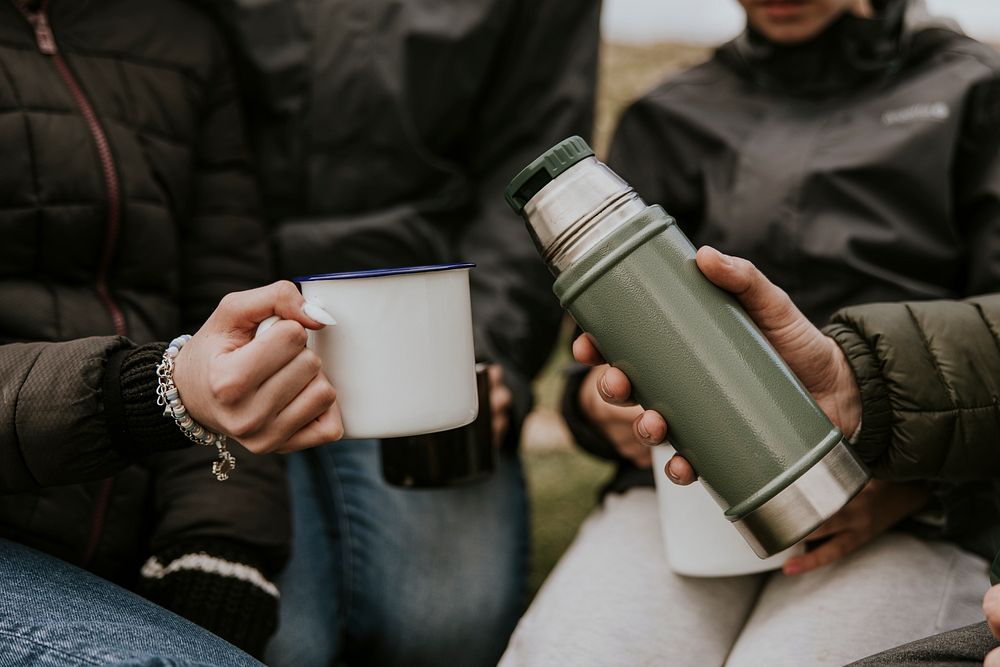 Camping stainless steel bottle, mug