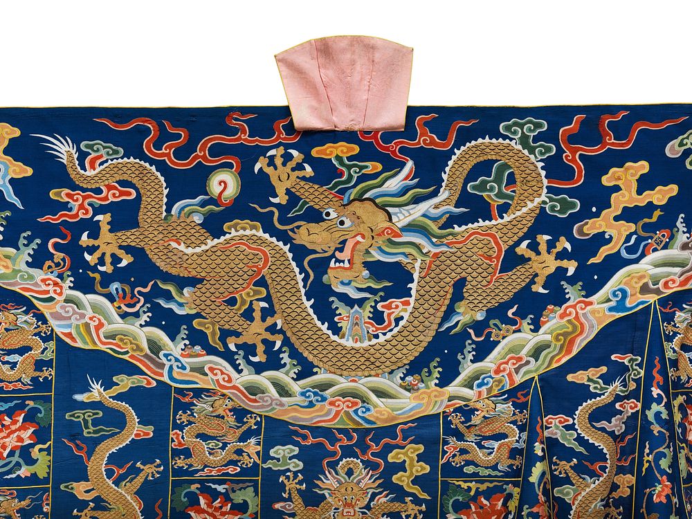 Dragon Japanese Textile. Original from The Los Angeles County Museum of Art.