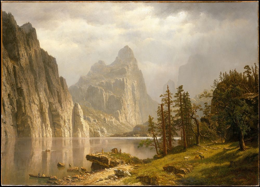 Merced River, Yosemite Valley by Albert Bierstadt