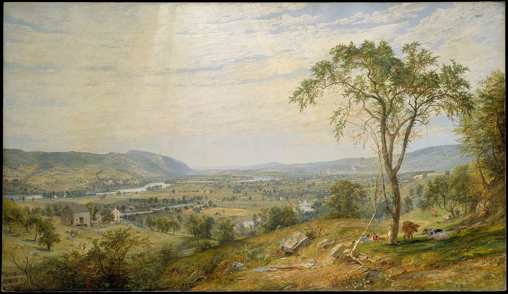 The Valley of Wyoming by Jasper Francis Cropsey