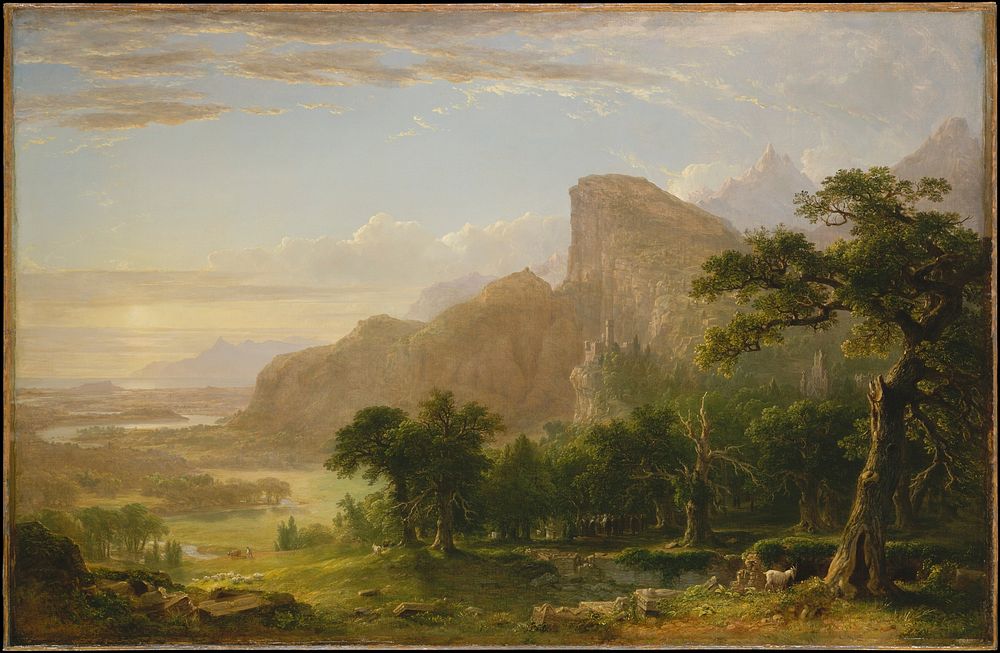 Landscape&mdash;Scene from "Thanatopsis" by Asher Brown Durand