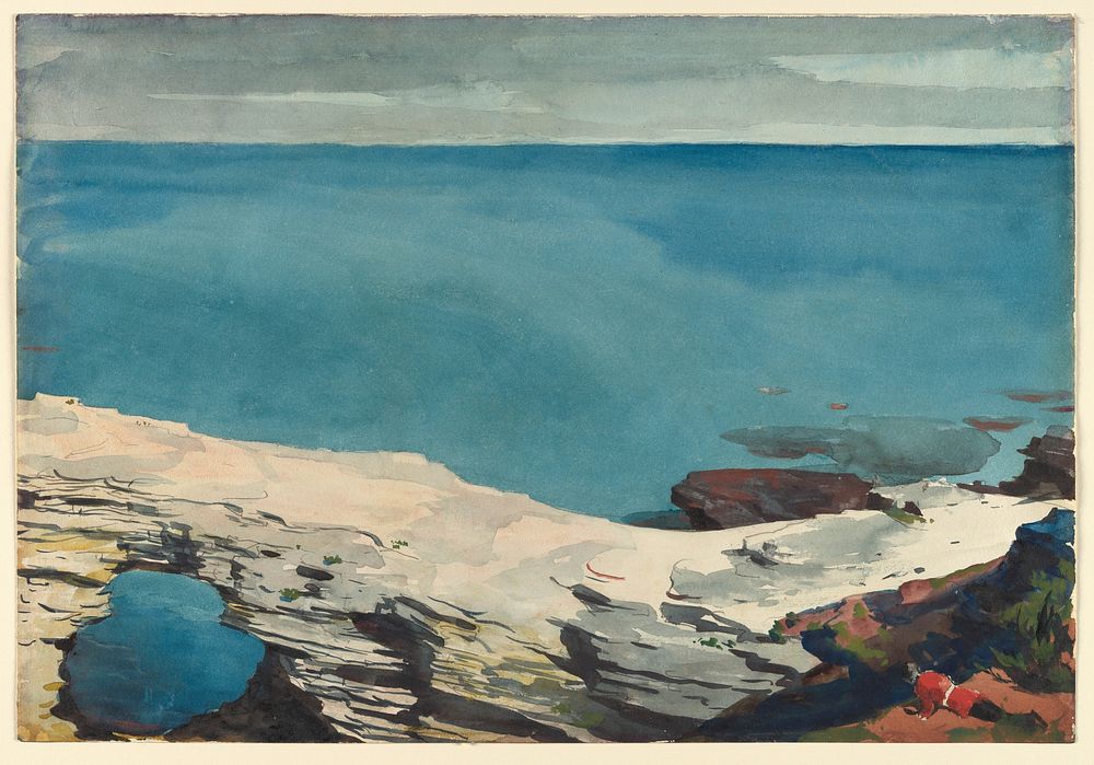 Natural Bridge, Bermuda by Winslow Homer