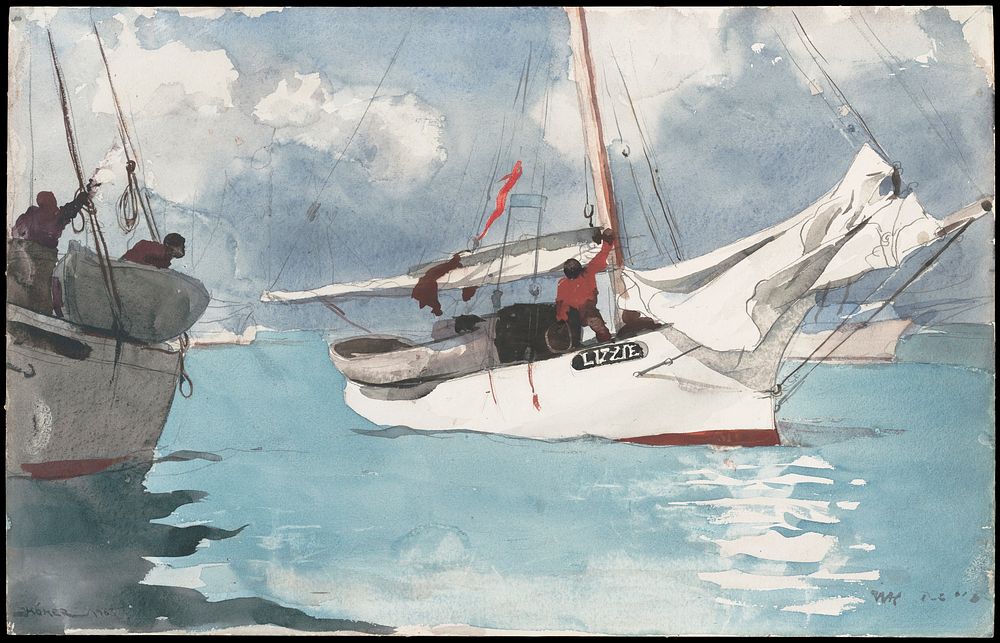 Fishing Boats, Key West by Winslow Homer