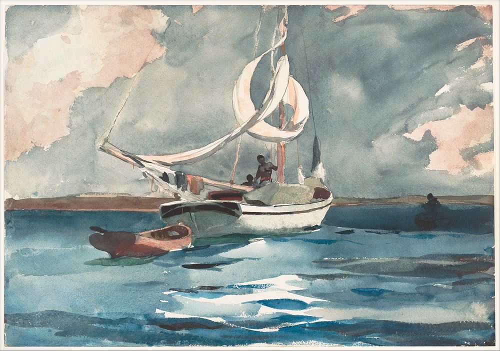 Sloop, Nassau by Winslow Homer