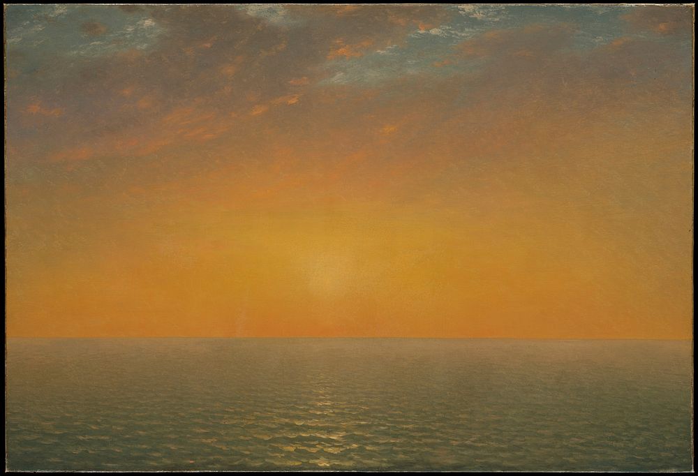 Sunset on the Sea by John Frederick Kensett