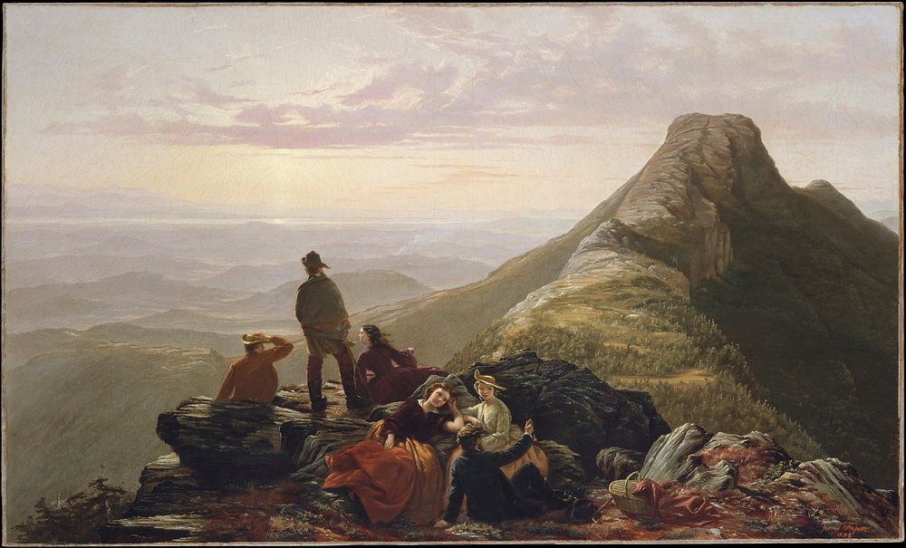 The Belated Party on Mansfield Mountain by Jerome B. Thompson