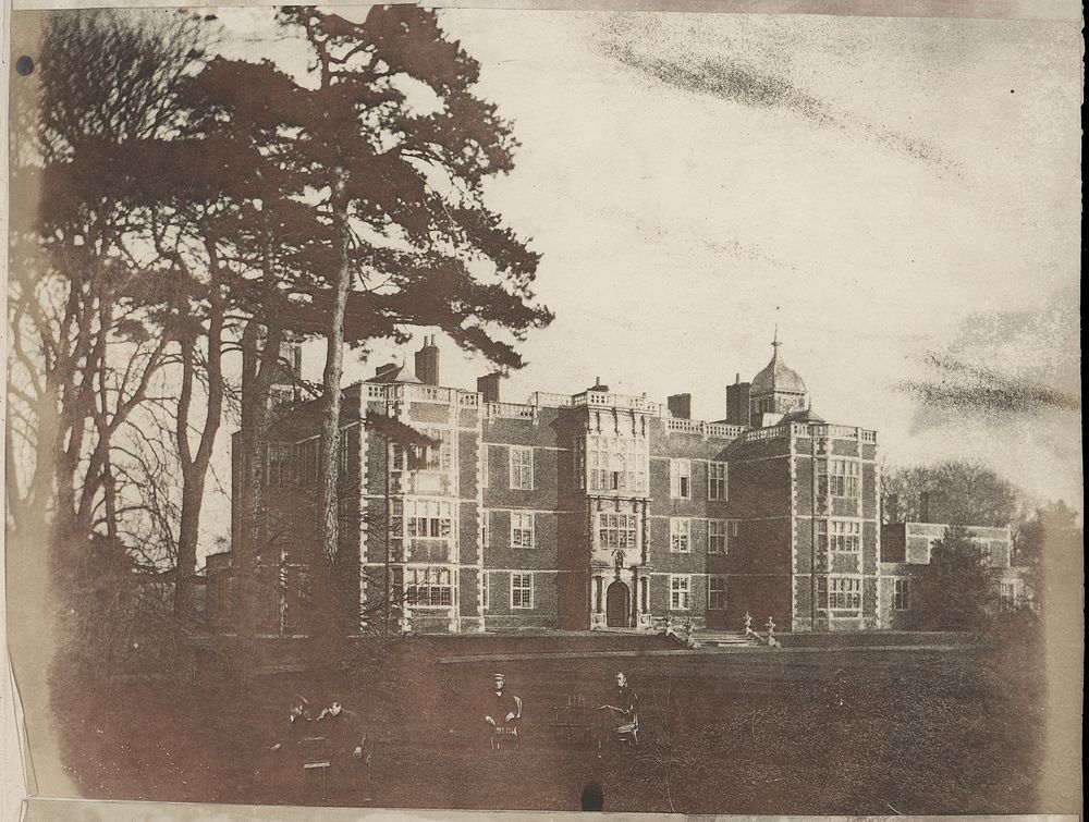 Charlton House with Seated Figures in Foreground by Unknown