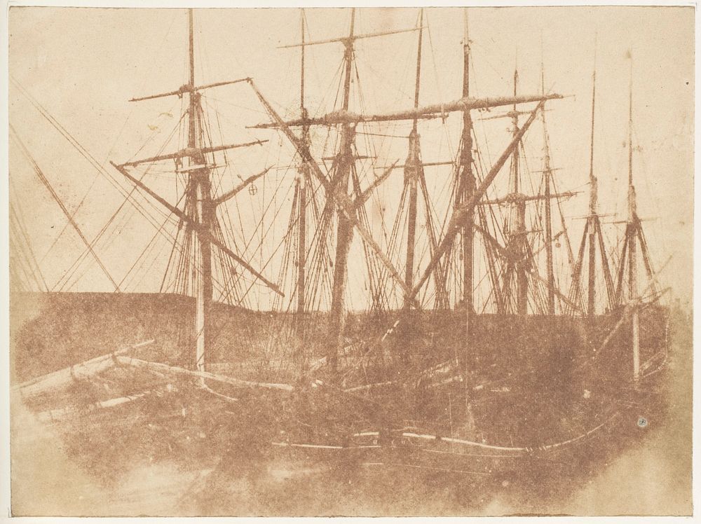St. Andrews (?). Ships in the Harbor