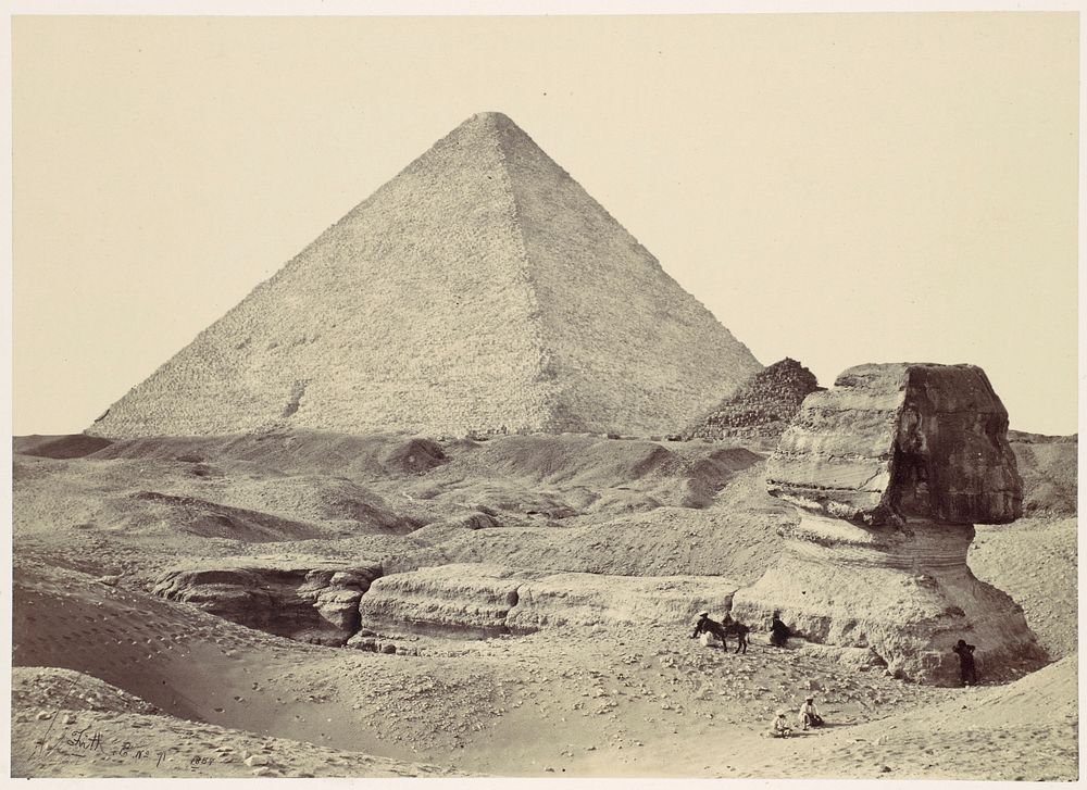 The Sphynx and Great Pyramid, Geezeh