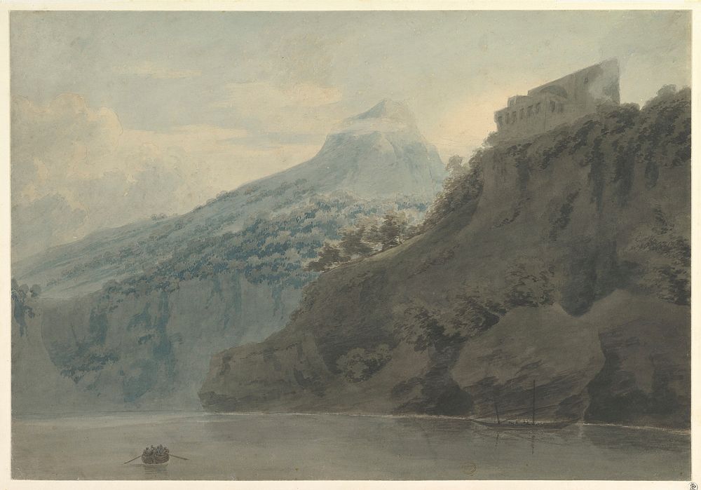 On the Gulf of Salerno near Vietri by John Robert Cozens