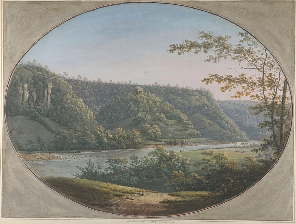 View of the Round Howe near Richmond, Yorkshire by George Cuitt the Elder