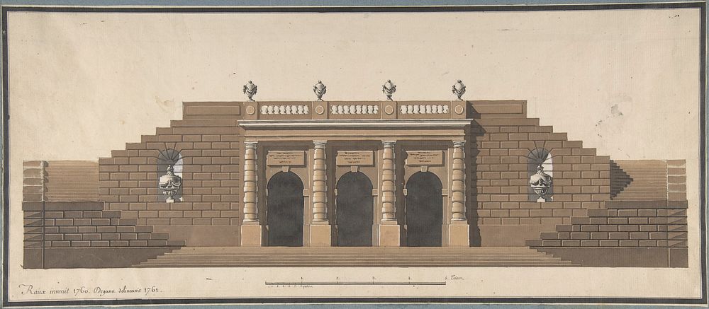 Architectural Design for a Rusticated Entrance