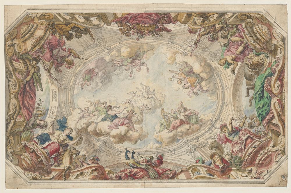 Design for a Ceiling by Daniel Marot the Elder