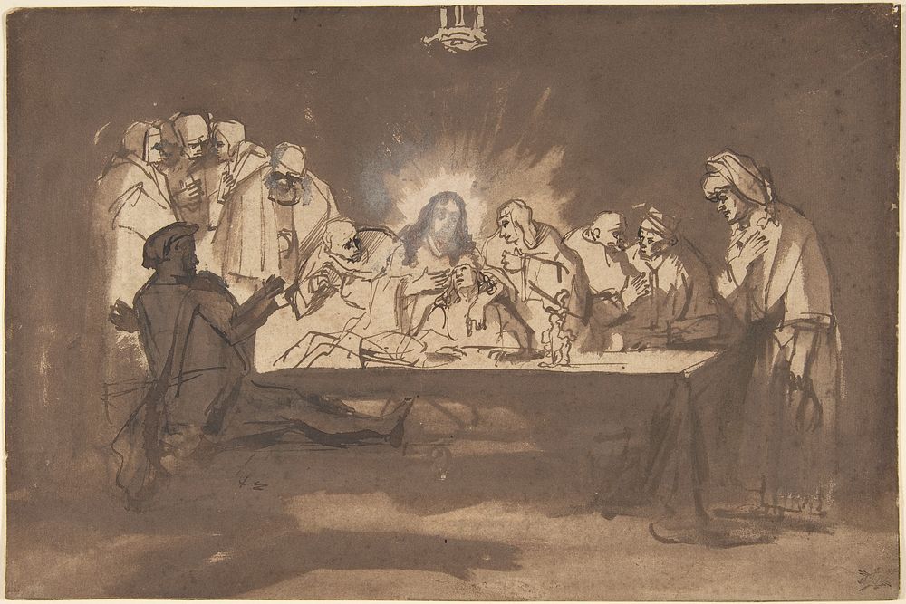 Last Supper by Philips Koninck